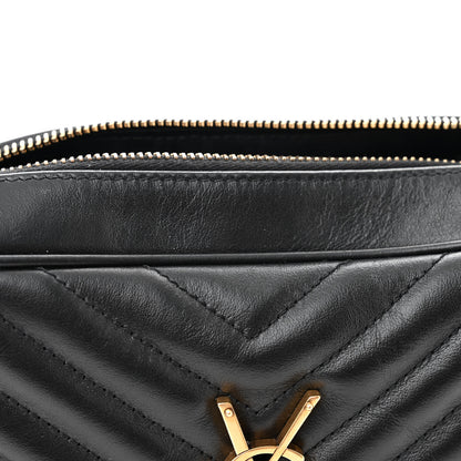 Saint Laurent Calfskin Matelasse Monogram Lou Camera Bag Black 11 of 11