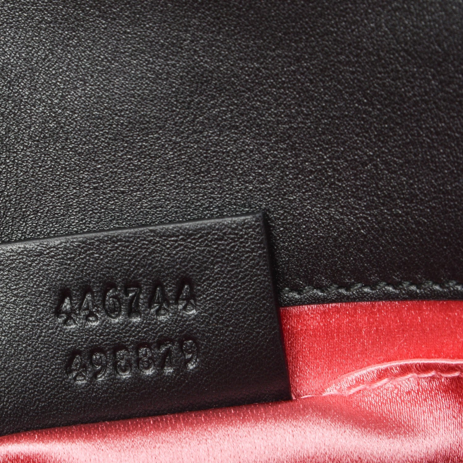 Gucci Velvet Matelasse Mini GG Marmont Shoulder Bag Black 7 of 7