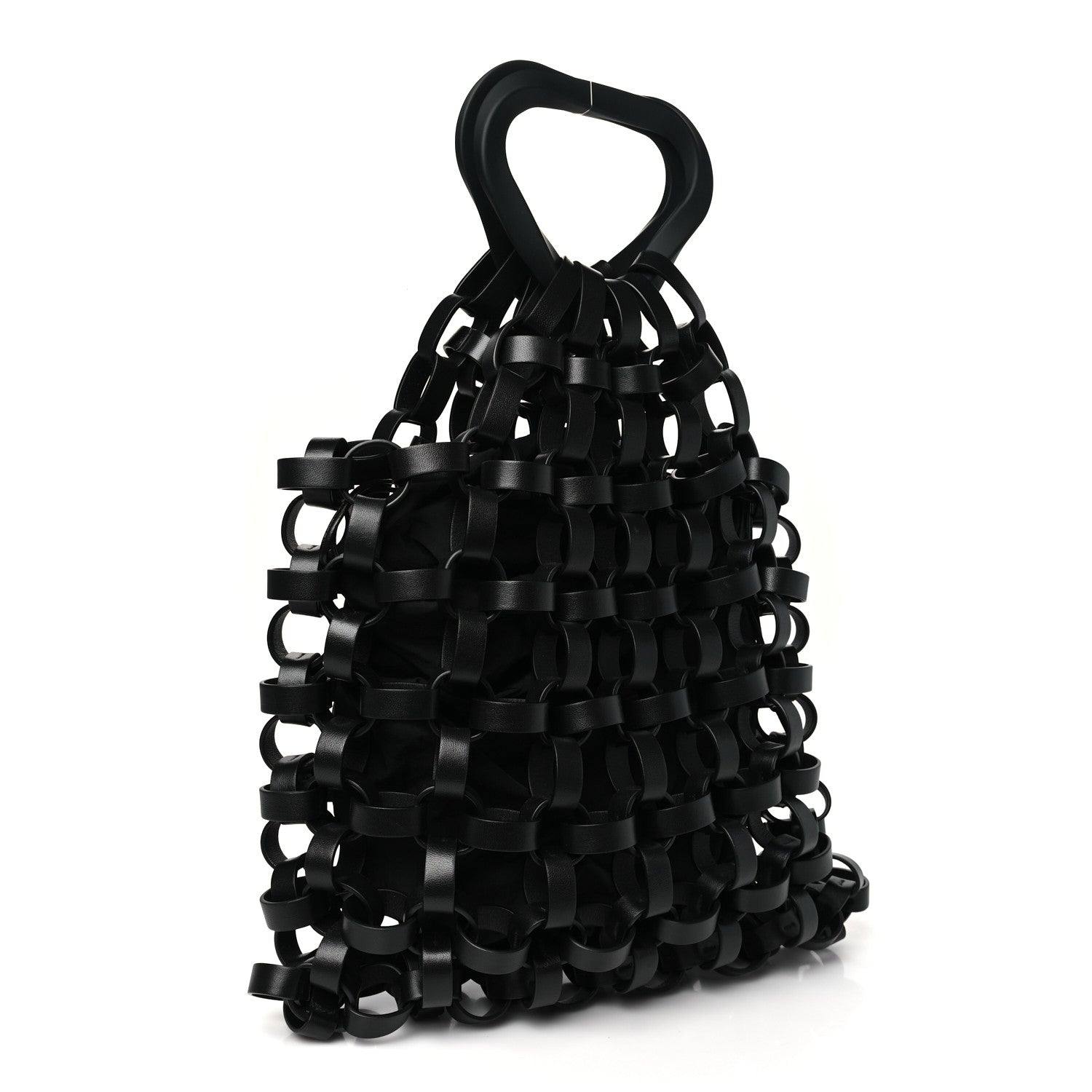 Bottega Veneta Lambskin Grasp Top Handle Tote Black 5 of 12