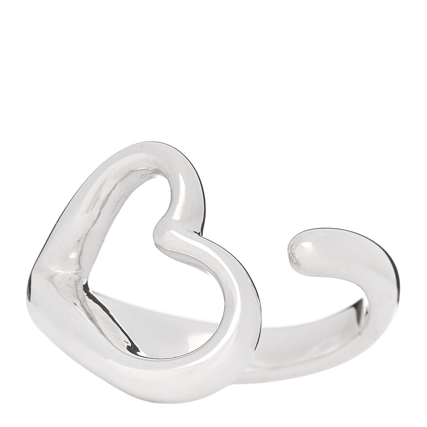 Sterling Silver Elsa Peretti Open Heart Ring 50 5.5
