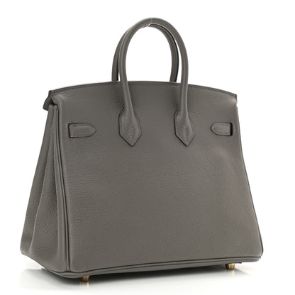 Hermes Togo Birkin 25 Gris Meyer 3 of 11