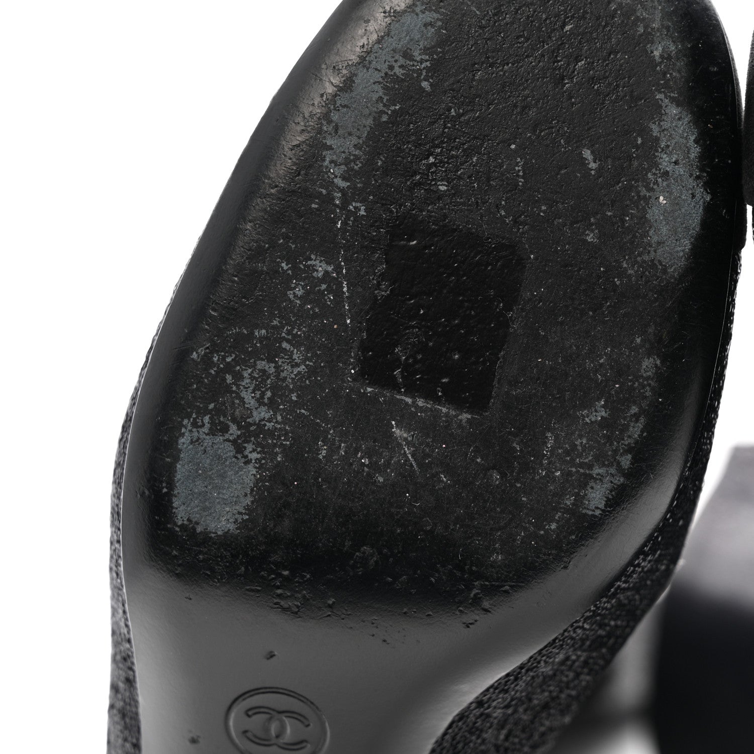 Chanel Glitter High Boots 37 Black 7 of 7