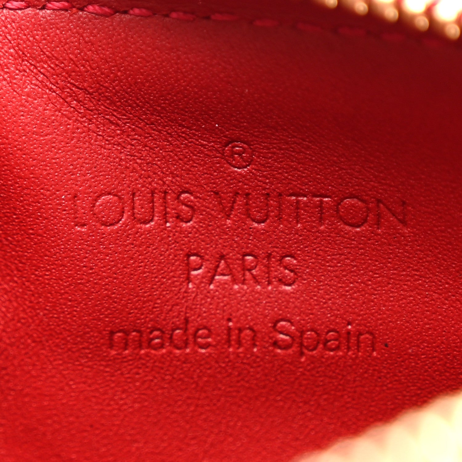 Louis Vuitton Vernis Key Pouch Pomme D'Amour 6 of 6