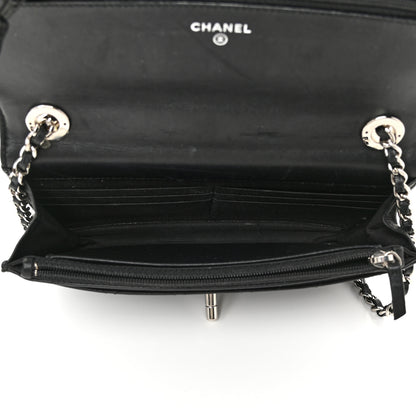 Chanel Lambskin Quilted Trendy CC Wallet On Chain WOC Black 4 of 22