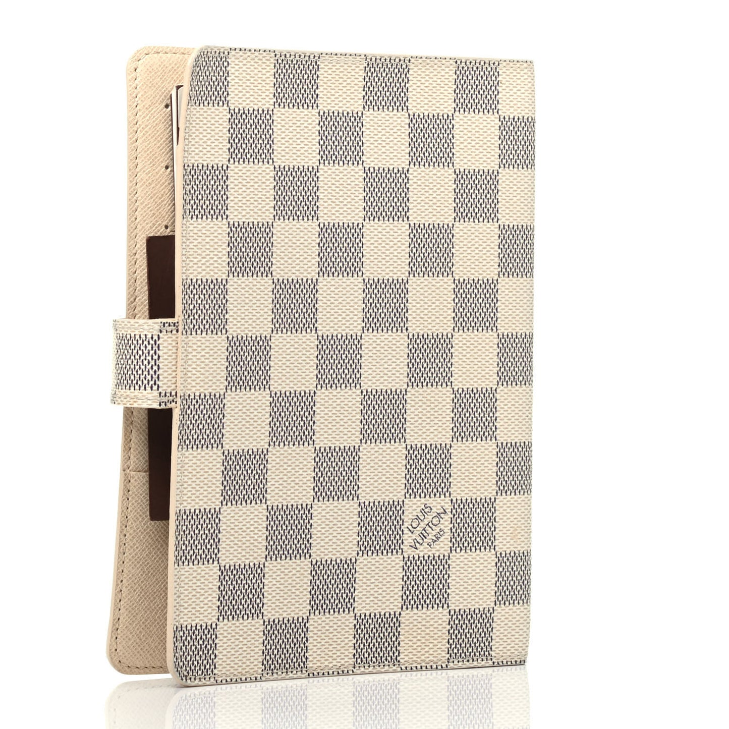 Damier Azur Medium Ring Agenda Cover