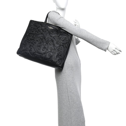 Valentino Garavani Nappa Intricate Soutache Tote Black 2 of 9