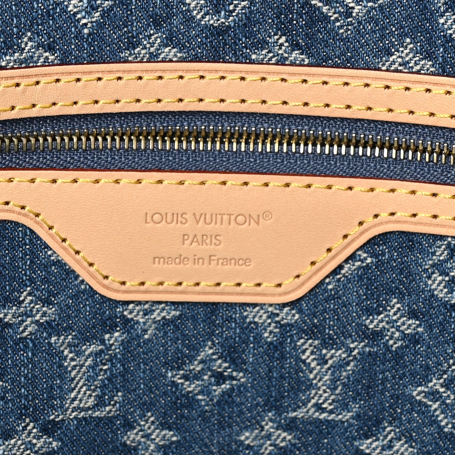 Louis Vuitton Monogram Denim Neo Neverfull MM Blue 1838423