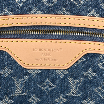 Louis Vuitton Monogram Denim Neo Neverfull MM Blue 6 of 9