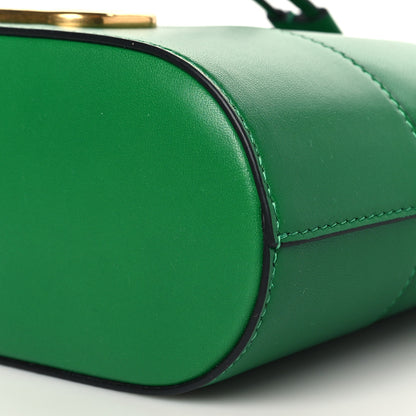 Valentino Garavani Nappa Mini VLogo Signature Chain Bucket Bag Gea Green 8 of 9