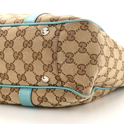 Gucci Monogram Medium Twins Shoulder Bag Turquoise 10 of 15