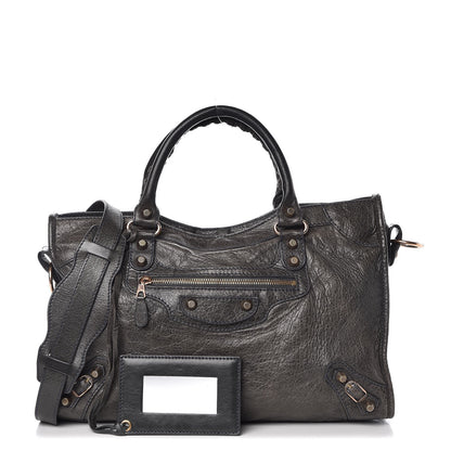 Balenciaga Agneau Giant 12 Rose Gold Hardware City Anthracite 1 of 10