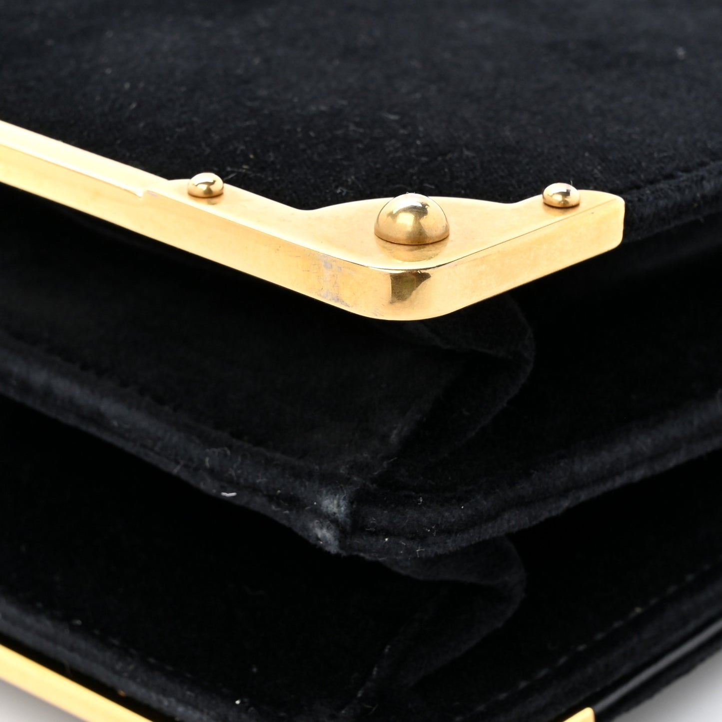 Velvet City Calfskin Cahier Bag Black