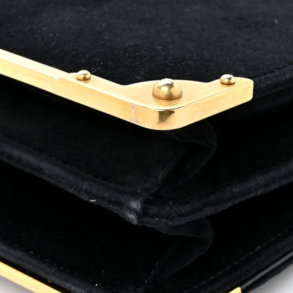 Prada Velvet City Calfskin Cahier Bag Black 16 of 16