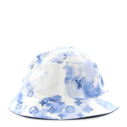 Louis Vuitton Watercolor Monogram Bucket Hat 60 Blue 1 of 7