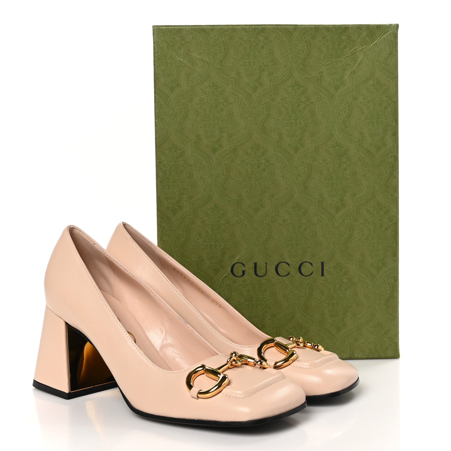 Gucci Malaga Kid Horsebit 75mm Pumps 38 Skin Rose 8 of 8