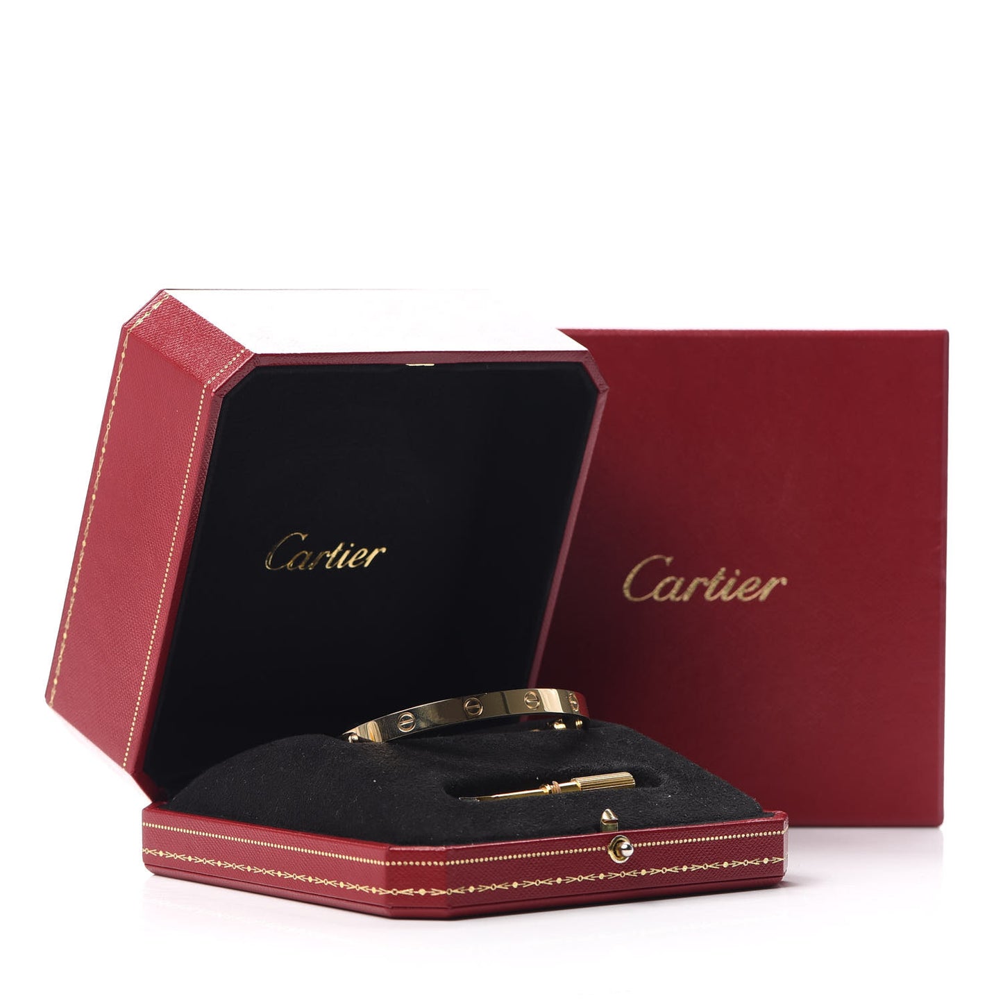 18K Yellow Gold LOVE Bracelet 19
