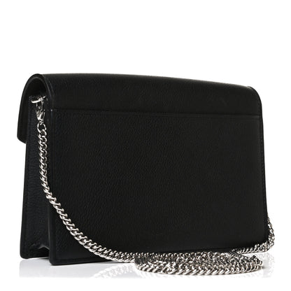 Louis Vuitton Soft Calfskin My Lockme Chain Pochette Black 3 of 12