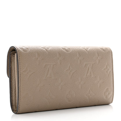 Louis Vuitton Empreinte Sarah Wallet NM Tourterelle 3 of 8