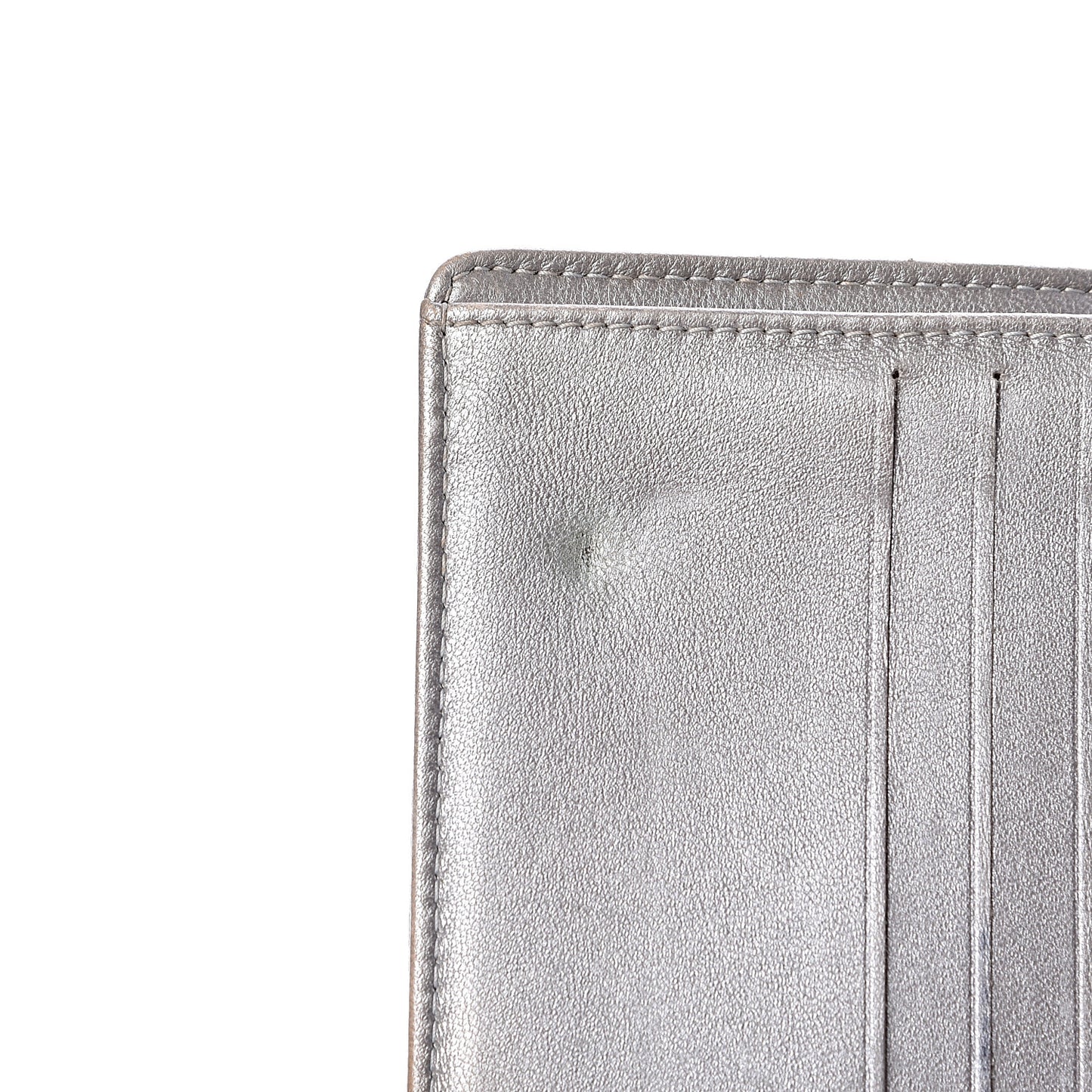Lambskin Camellia Embossed Large Flap Wallet Black