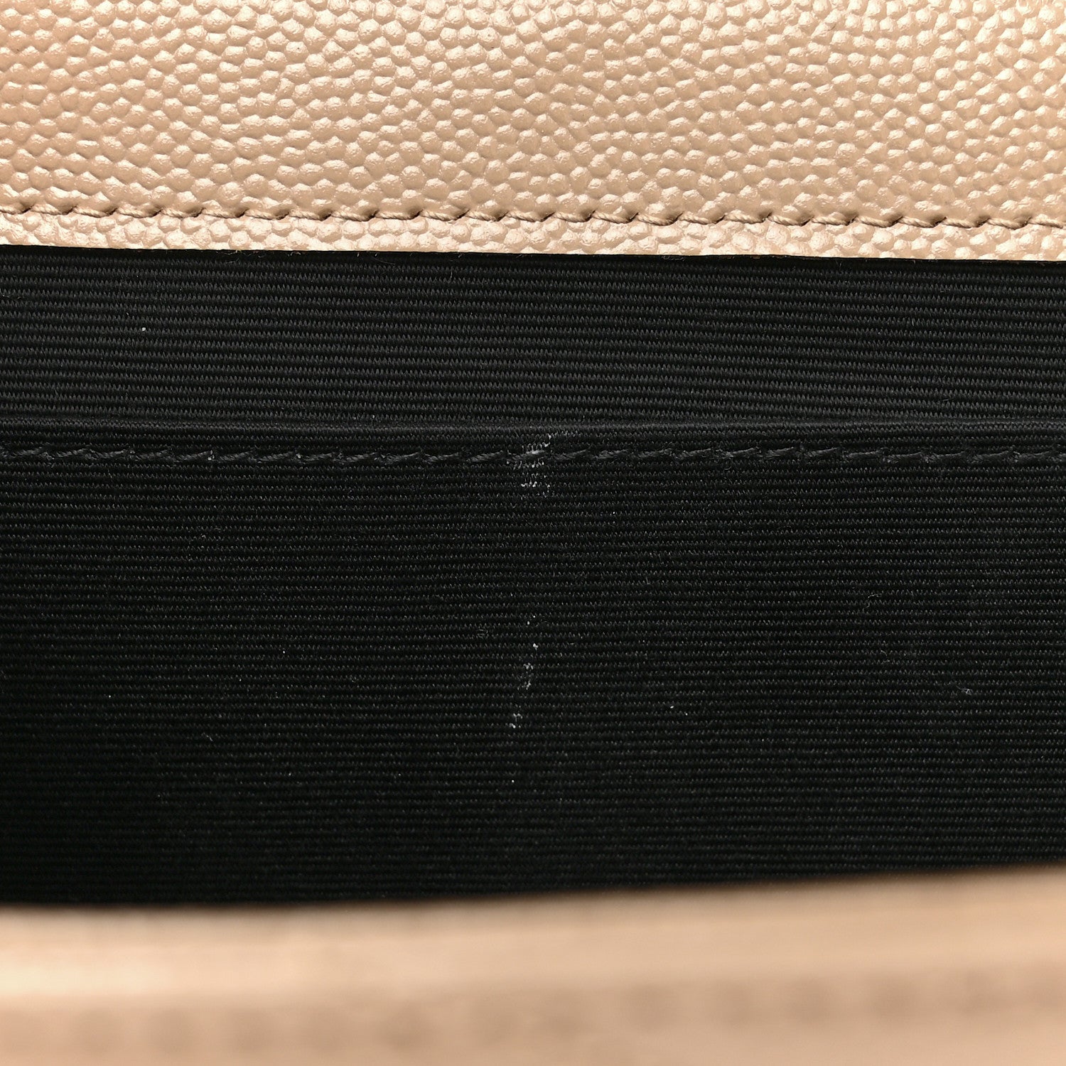 Saint Laurent Grain De Poudre Matelasse Chevron Monogram Envelope Clutch Dark Beige 8 of 9