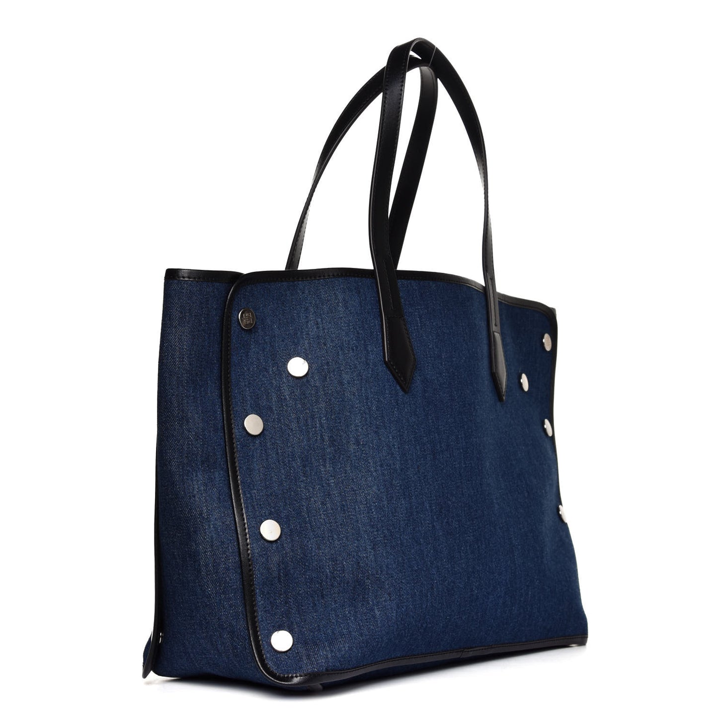 Denim Medium Logo Bond Shopper Tote Blue