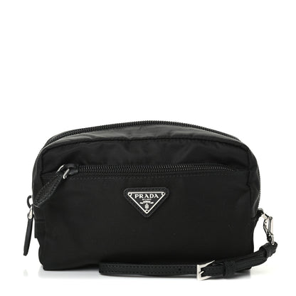 Prada Tessuto Nylon Wristlet Black 1 of 8