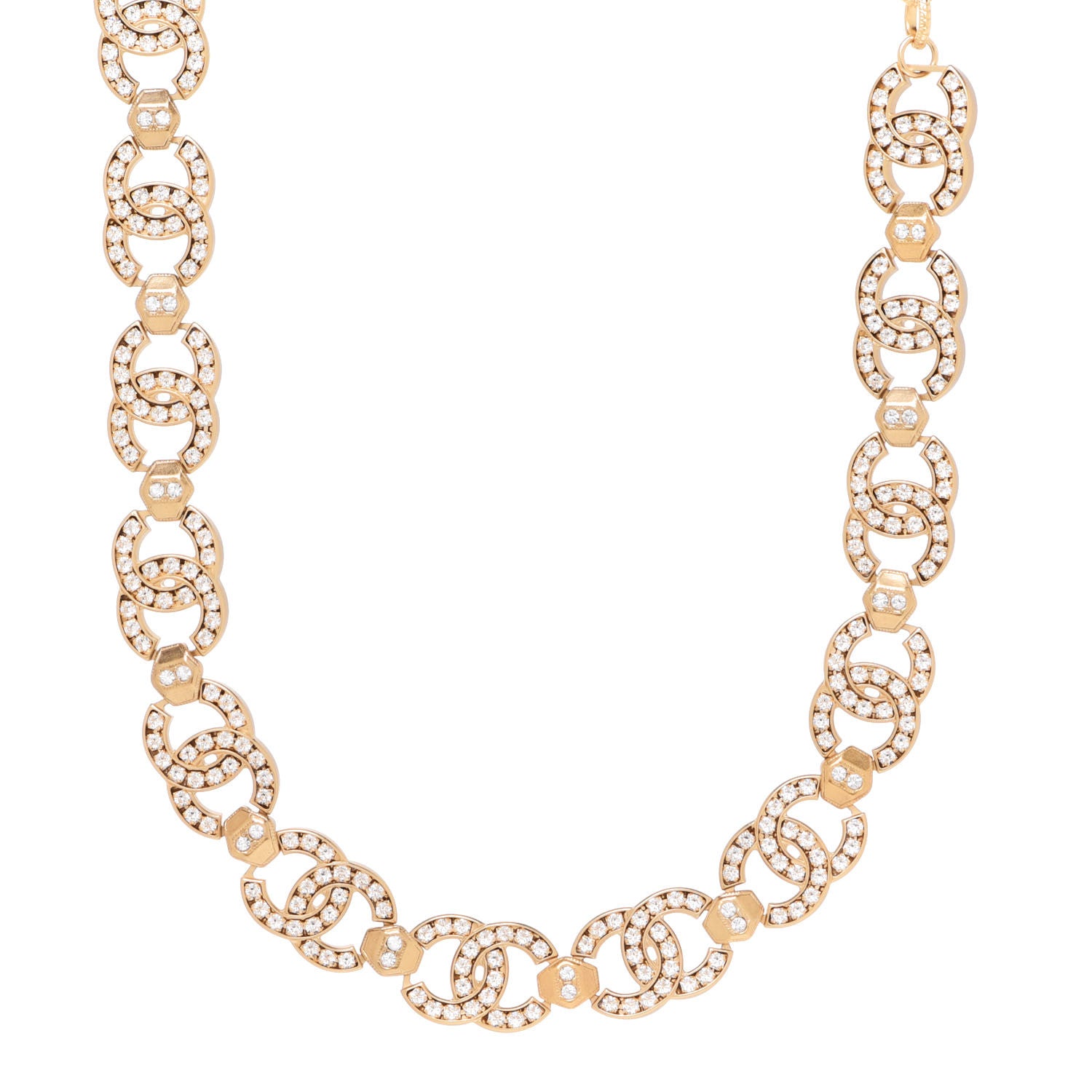 Chanel Crystal CC Choker Gold 1 of 4