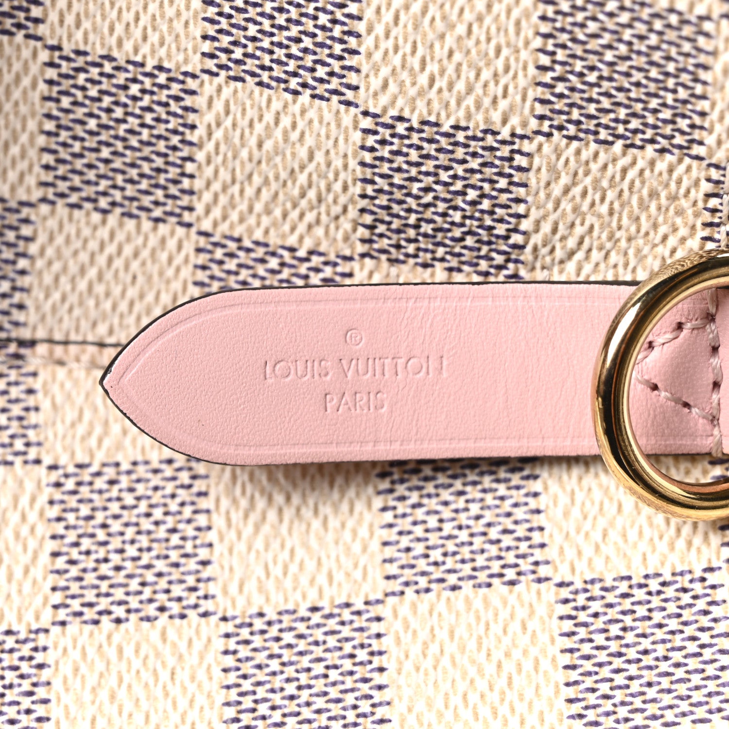 Louis Vuitton Damier Azur Neonoe MM Eau De Rose 6 of 10