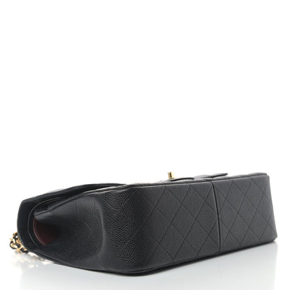Chanel Caviar Quilted Jumbo Double Flap Black 4 of 9