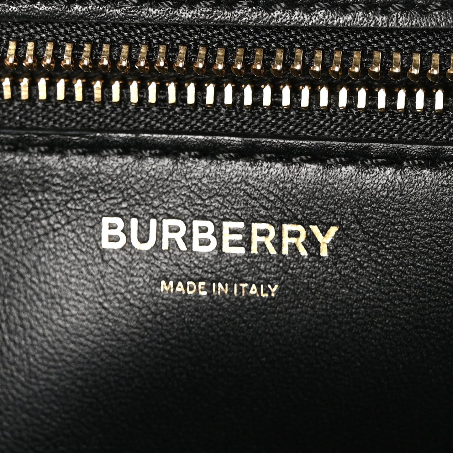 Grained Calfskin Medium TB Bag Black