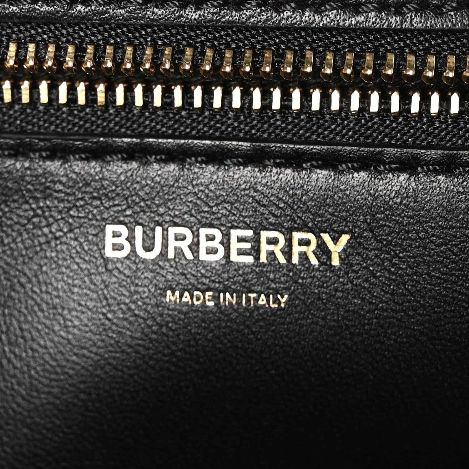 Burberry Grained Calfskin Medium TB Bag Black 6 of 11