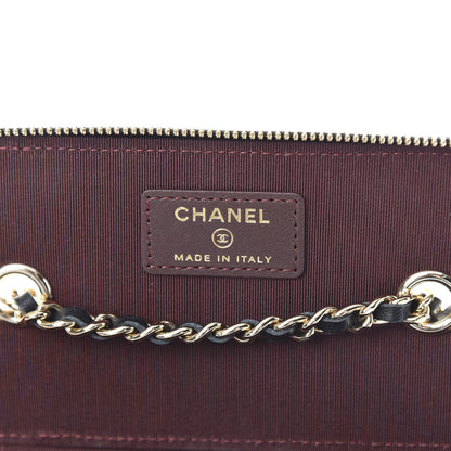 Chanel Lambskin Quilted Small Vanity Case With Chain Black 6 of 11