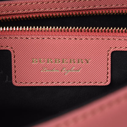 Burberry Trench Calfskin Medium DK88 Top Handle Bag Blossom Pink 8 of 10