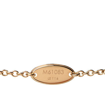Louis Vuitton Essential V Necklace Gold 5 of 5
