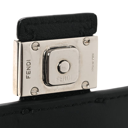 Fendi Cuoio Romano Micro Flat Baguette Black 12 of 12