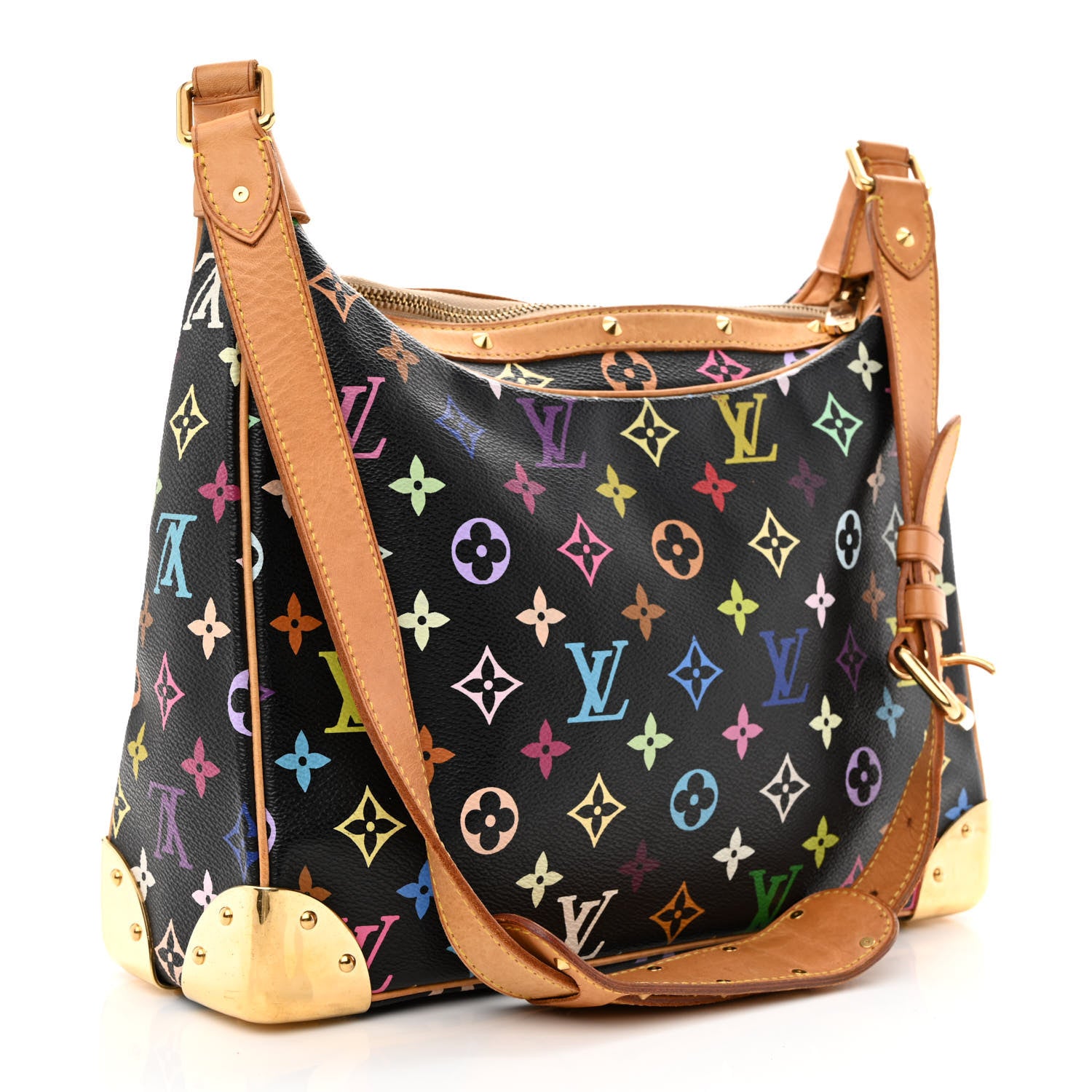 Louis Vuitton Monogram Multicolor Boulogne Black 3 of 12