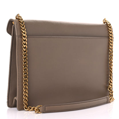 Saint Laurent Lambskin Quilted Monogram Gaby Chain Bag Taupe 3 of 12