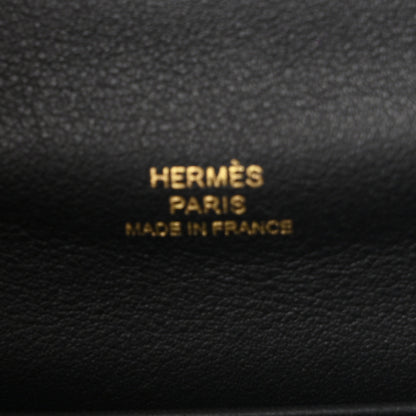 Hermes Swift Kelly Pochette Clutch Black 6 of 11