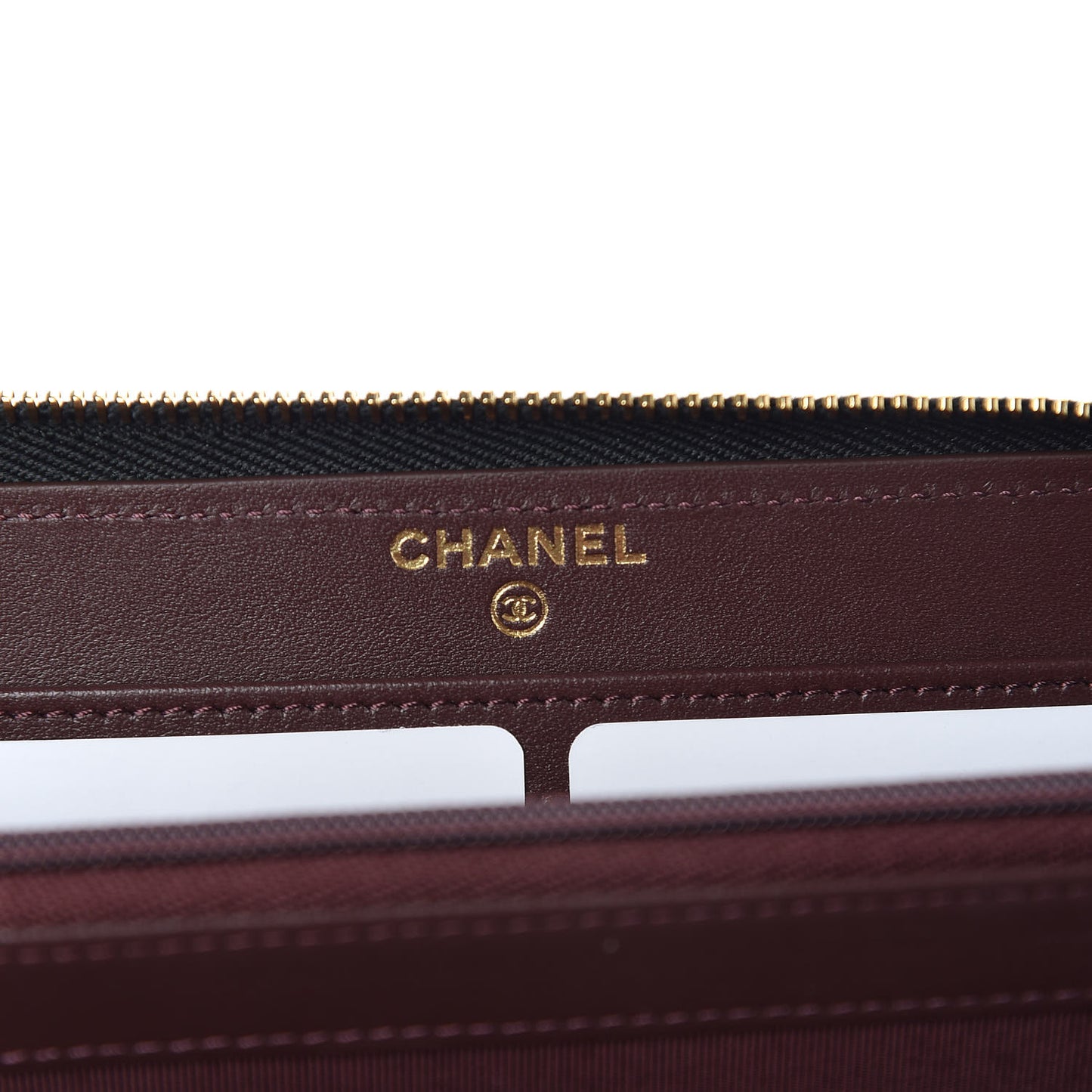 Caviar Quilted Large Gusset Zip Around Wallet Black