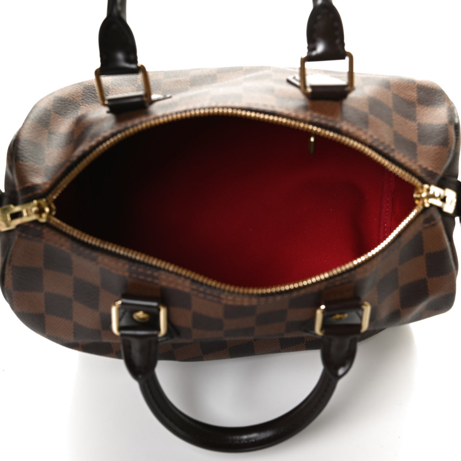 Louis Vuitton Damier Ebene Speedy Bandouliere 25 5 of 16