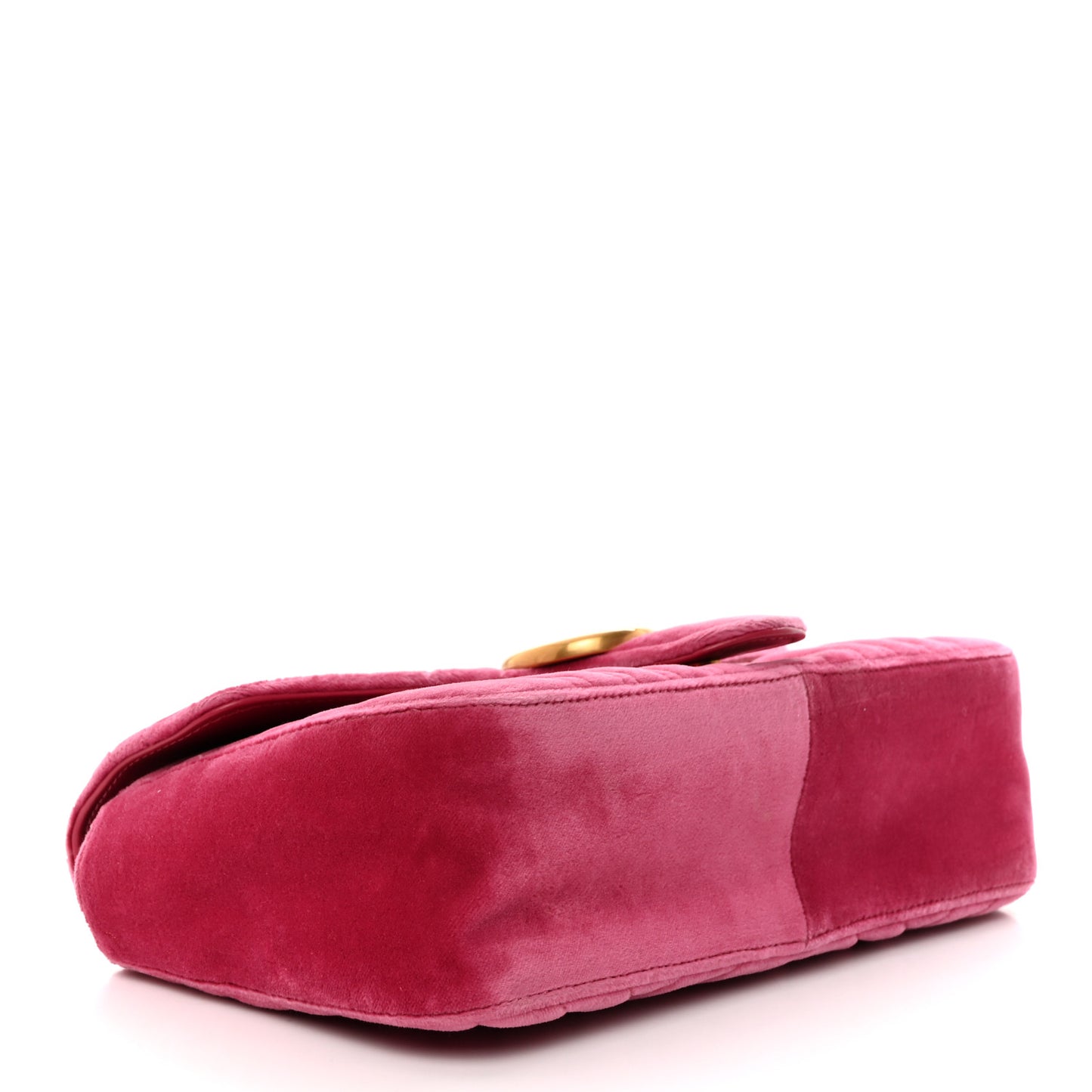 Velvet Matelasse Small GG Marmont Shoulder Bag Light Raspberry Rose