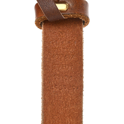 Gucci Faded Calfskin Double G 20mm Belt 85 34 Cuir 3 of 5
