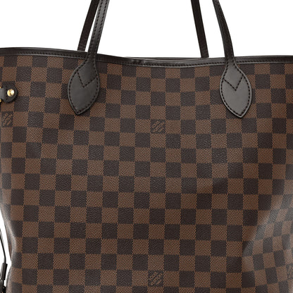 Louis Vuitton Damier Ebene Neo Neverfull MM Rose Ballerine 10 of 12