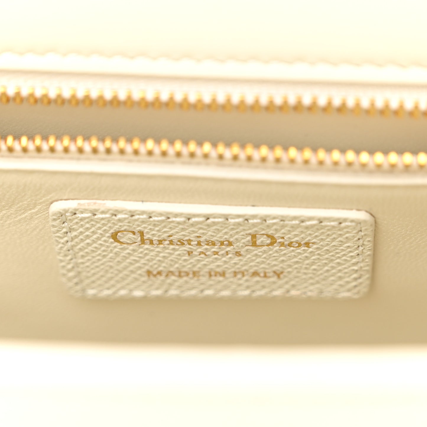 Grained Calfskin 30 Montaigne Flap Bag White