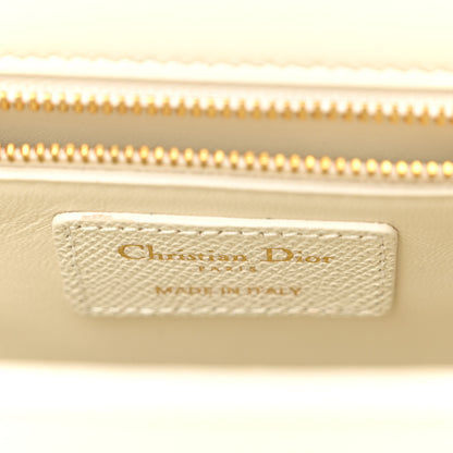 Christian Dior Grained Calfskin 30 Montaigne Flap Bag White 6 of 12