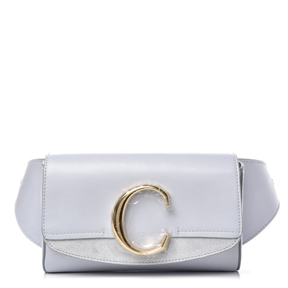 Chloe Calfskin Suede C Belt Bag Light Cloud 1 of 8