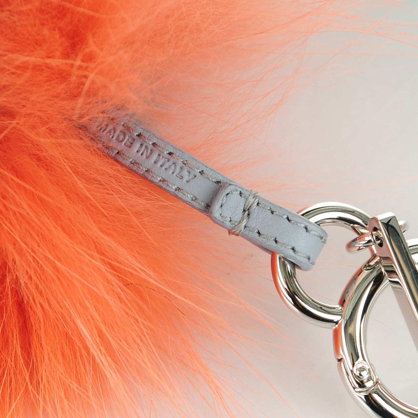 Fox Mink Rabbit Fur Vitello Dolce Mini Monster Bag Bug Charm Flamingo Multicolor