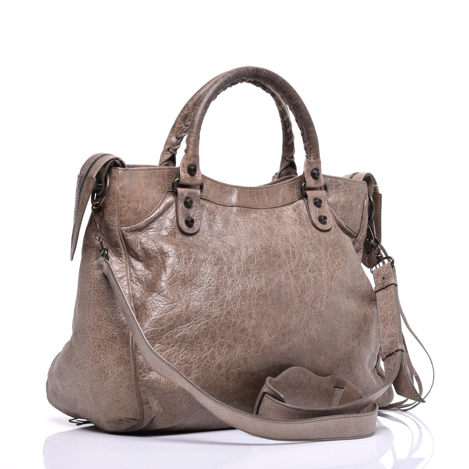 Balenciaga Agneau Classic Hardware Velo Gris Poivre 4 of 10