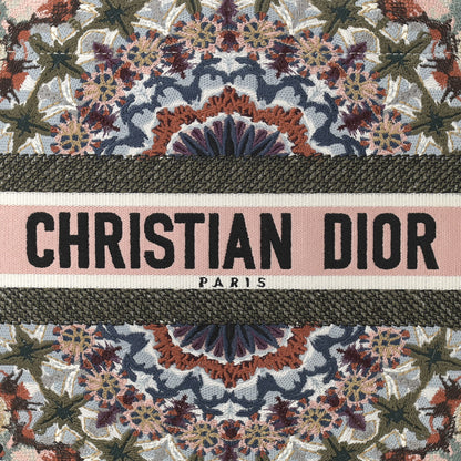 Christian Dior Canvas KaleiDioroscopic Embroidered Medium Book Tote Multicolor 8 of 10