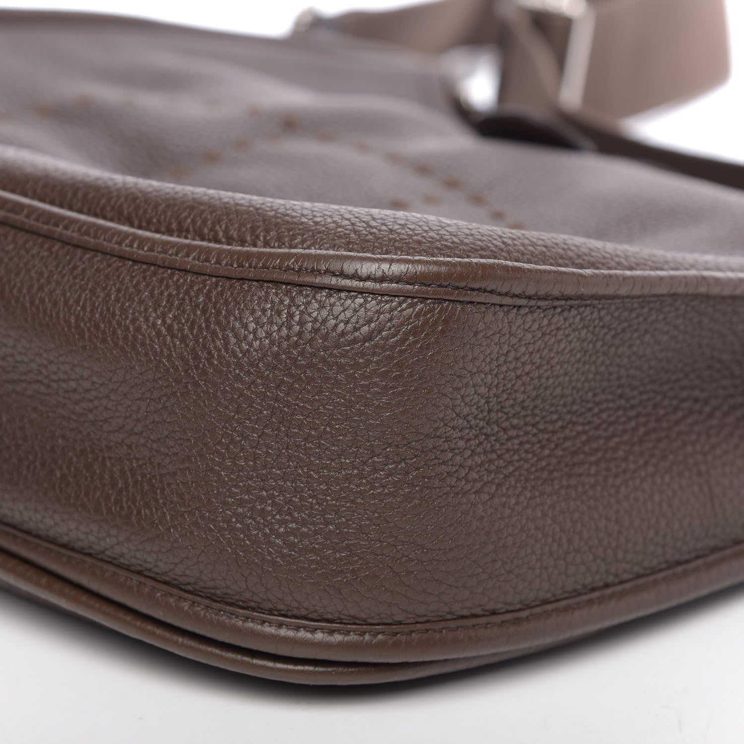 Hermes Taurillon Clemence Evelyne III GM Chocolate 9 of 11